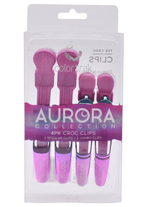 COLORTRAK AURORA CROC CLIP 4PK
