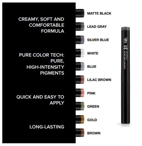 SALERM COMFORT EYESHADOW LEAD GRAY