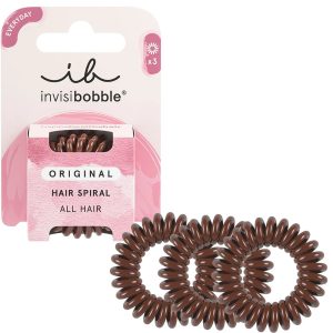 INVISIBOBBLE HAIR SPIRAL BROWN 3PC
