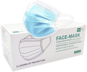 GENERAL FACE MASK 3PLY BX50