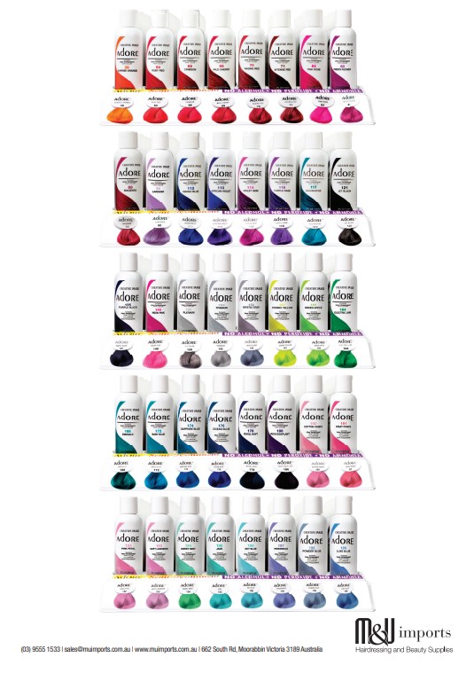 ADORE PRINTED SWATCH SHEET