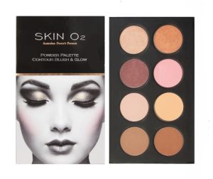 SKIN O2 PWD PALETTE CONT BLUSH&GLO