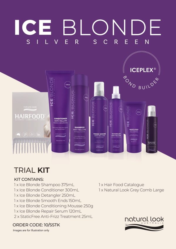 NAT LOOK ICE BLONDE TRIAL KIT