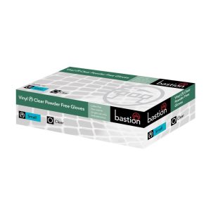 BASTION GLOVE VINYL CLEAR SML BX100