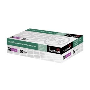 BASTION GLOVE VINYL CLEAR XLGE BX100