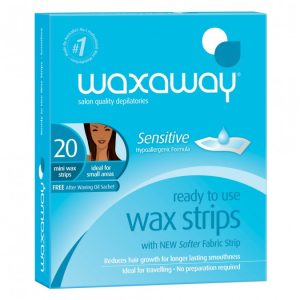 WAXAWAY FACE STRIPS SENSITIVE 20PK