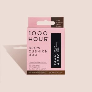 1000HR BROW CUSHION DUO MED BRN