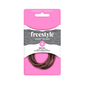 FREESTYLE SPORTS BANDS 6PC BROWN