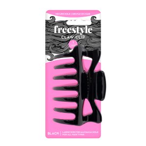 FREESTYLE CLAW CLIP LARGE 1PC BLACK