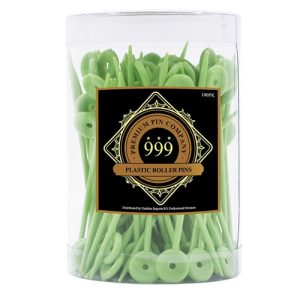 999 ROLLER PINS GREEN PLASTIC