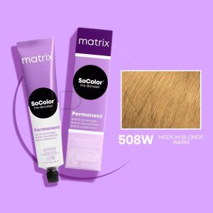 SOCOLOR 508W MED BLONDE WARM EC