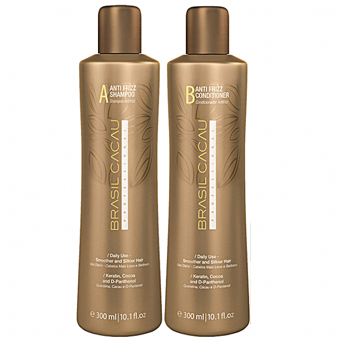 BRASIL CACAU ANTI FRIZZ 300ML DUO