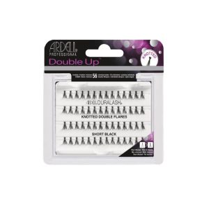 DOUBLE FLAIR SHORT BLK KNOTTED