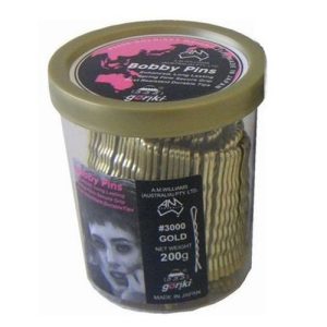555 BOBBY PINS GOLD 2 INCH 200G