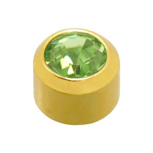 C/BLU BIRTHSTONE GOLD AUG