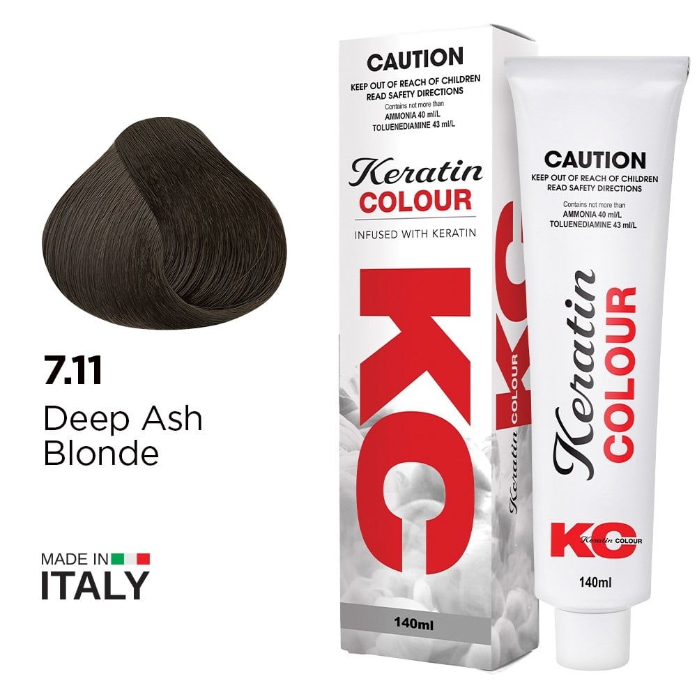 KERATIN COLOUR 7.11 DEEP ASH BLONDE