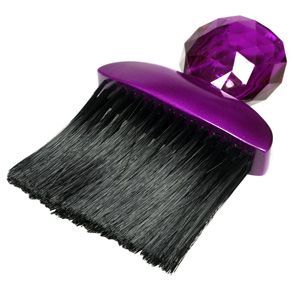 BLK CRYSTAL NECK BRUSH PURPLE