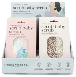 LEMON LAVENDER MITT DISPLAY 12 PCE