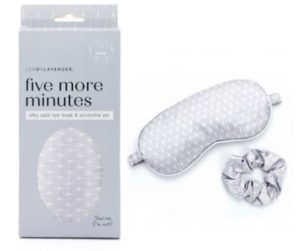 LEMON LAV SATIN MASK & SCRUNCH LOFT