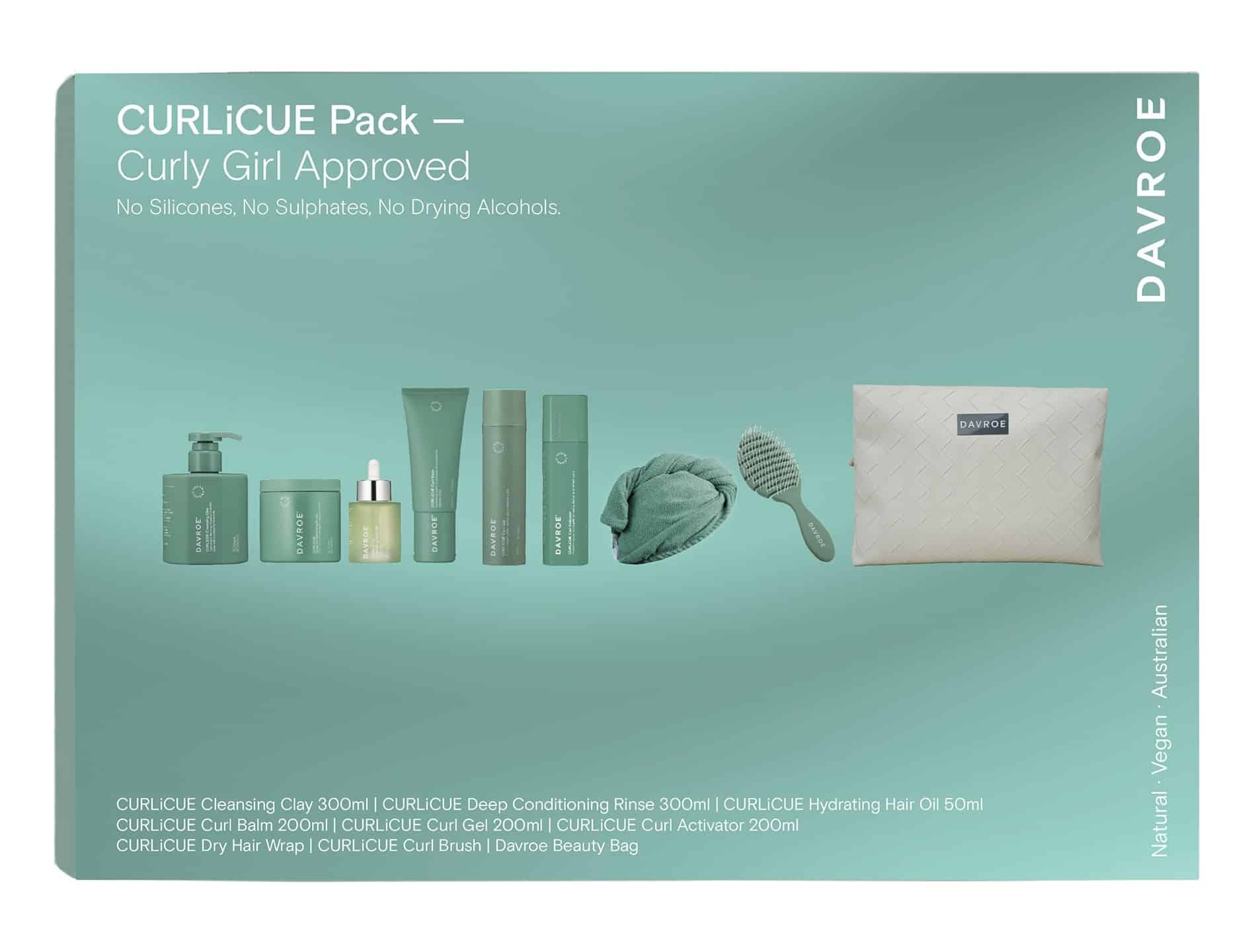 DAVROE CURLICUE CURLY GIRL PACK