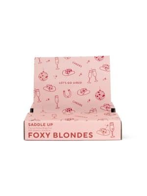 FOXY BLONDES EXTRA WIDE SADDLE UP