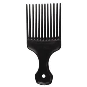 AFRO COMB FLAT FLEXIBLE BLACK