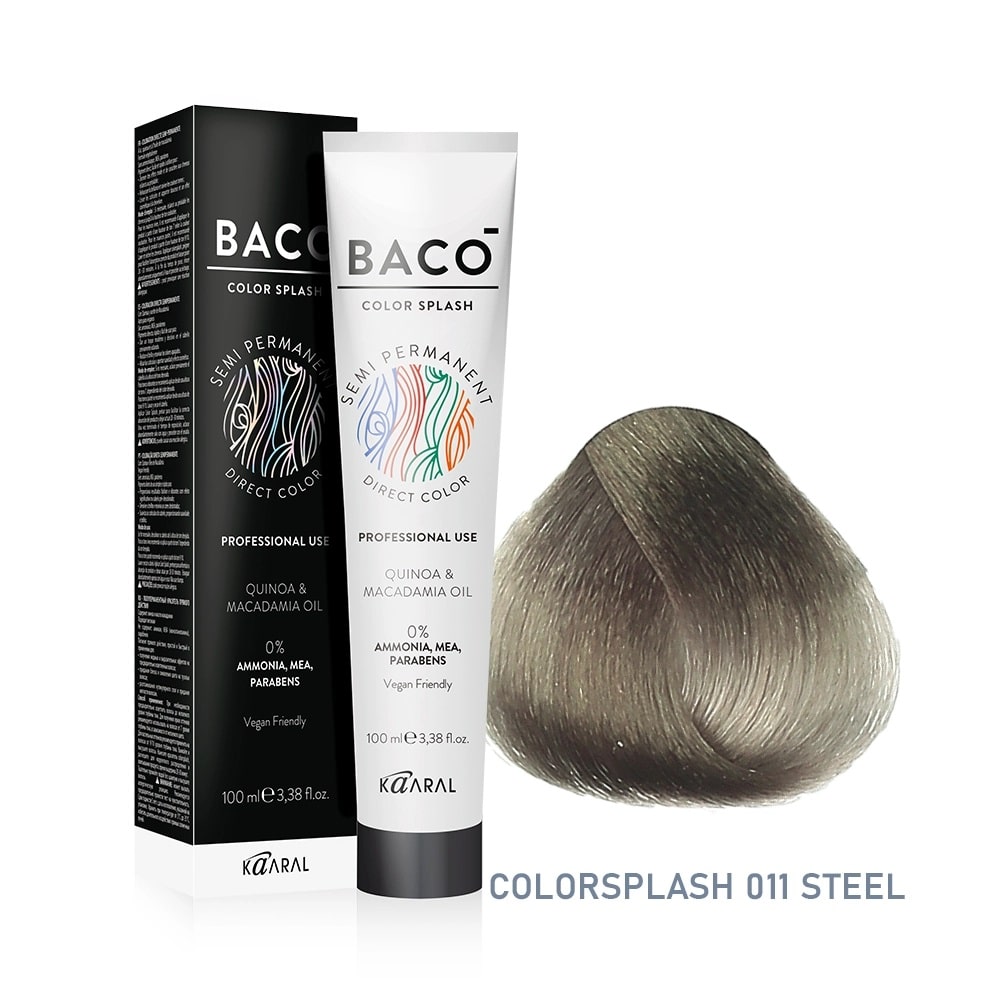 BACO COLORSPLASH 011 STEEL 100ML